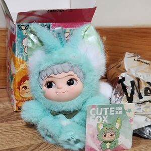 Wakuku Trick Or Treat Blindbox Plush Keychain Fox NEW